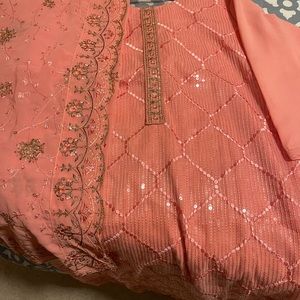 Indian ethnic wear trouser suit.